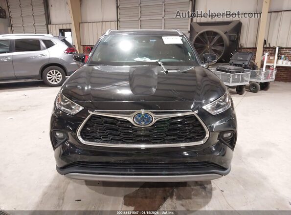 5TDFARAH0MS004908 2021 TOYOTA HIGHLANDER HYBRID Черный Вид щитка приборов