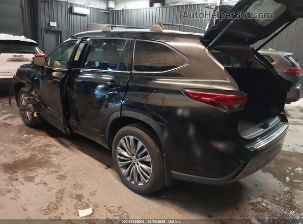 5TDFZRBH3MS149447 2021 TOYOTA HIGHLANDER Black Tył lewy