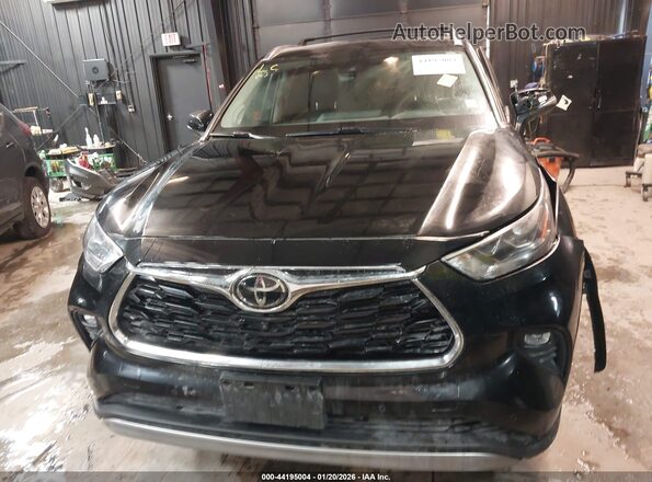 5TDFZRBH3MS149447 2021 TOYOTA HIGHLANDER Black Widok zestawu wskaźników