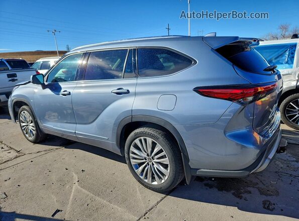 5TDFZRBH5NS183455 2022 TOYOTA HIGHLANDER Silver უკანა მარცხენა