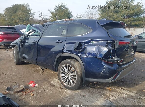 5TDFZRBH9MS126402 2021 TOYOTA HIGHLANDER Blue 