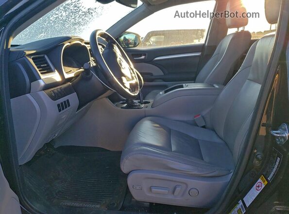 5TDJGRFH0HS033784 2017 TOYOTA HIGHLANDER HYBRID Black 