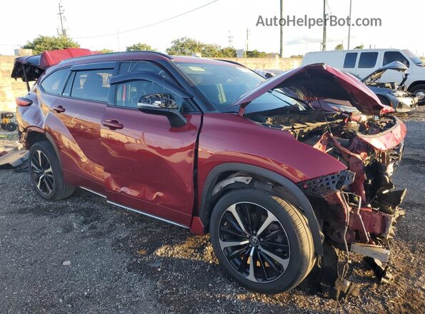 5TDJZRAH9MS034511 2021 TOYOTA HIGHLANDER Красный 