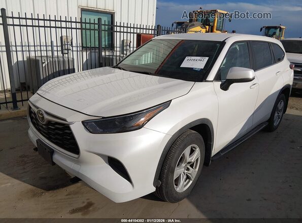 5TDKDRAH4PS007742 2023 TOYOTA HIGHLANDER White 