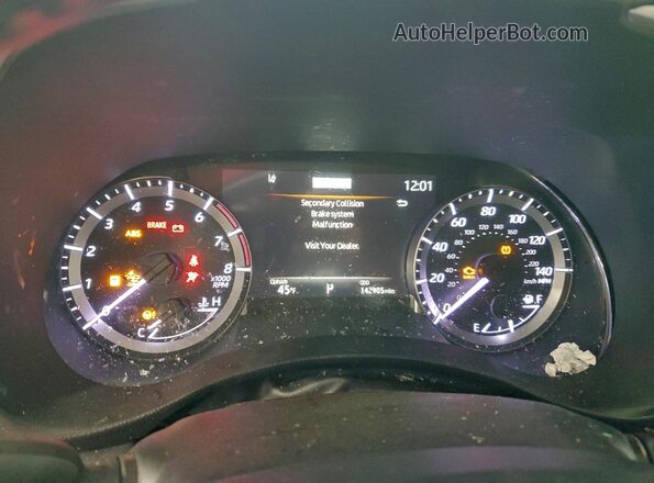 5TDKDRBH1PS021340 2023 TOYOTA HIGHLANDER Black Widok zestawu wskaźników