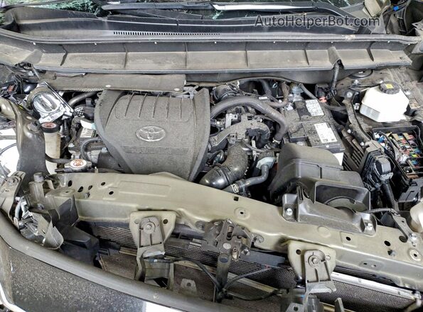 5TDKDRBH1PS021340 2023 TOYOTA HIGHLANDER Black Widok komory silnika