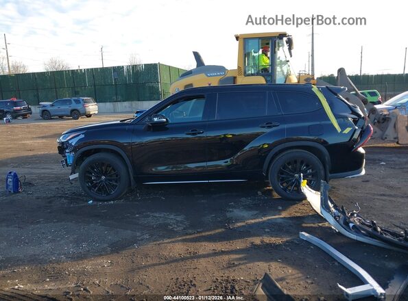 5TDKDRBH4SS583841 2025 TOYOTA HIGHLANDER Black Widok wnętrza 360 stopni