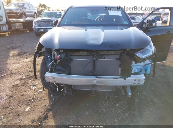 5TDKDRBH4SS583841 2025 TOYOTA HIGHLANDER Black Widok z przodu