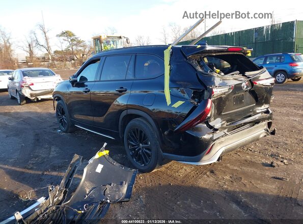 5TDKDRBH4SS583841 2025 TOYOTA HIGHLANDER Black Tył lewy
