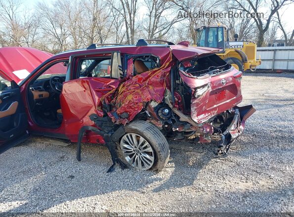 5TDKDRBH8SS583339 2025 TOYOTA HIGHLANDER Maroon Вид спереду