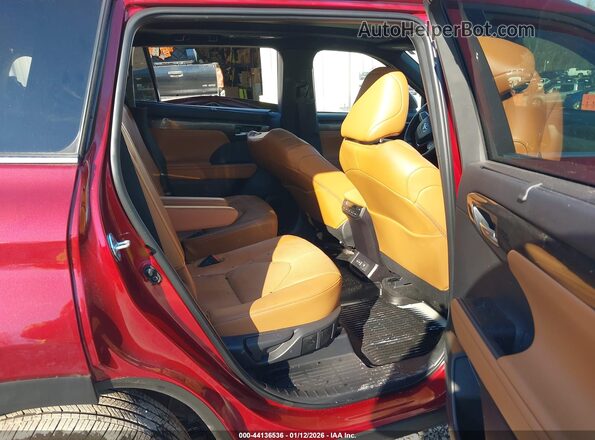 5TDKDRBH8SS583339 2025 TOYOTA HIGHLANDER Maroon Вид наклейки з VIN-кодом