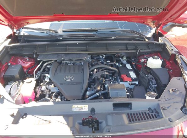 5TDKDRBH8SS583339 2025 TOYOTA HIGHLANDER Maroon Вид ззаду