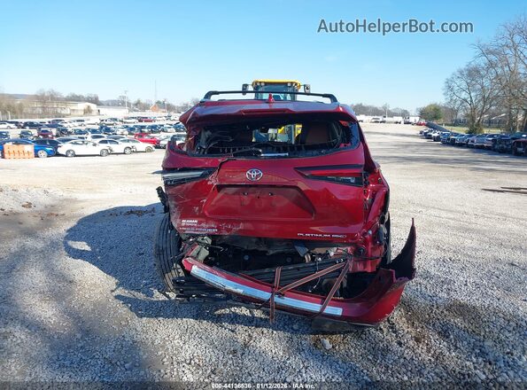5TDKDRBH8SS583339 2025 TOYOTA HIGHLANDER Maroon 