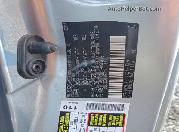 5TDKZ3DC6HS833525 2017 TOYOTA LE Silver Панорамний вид салону 360°