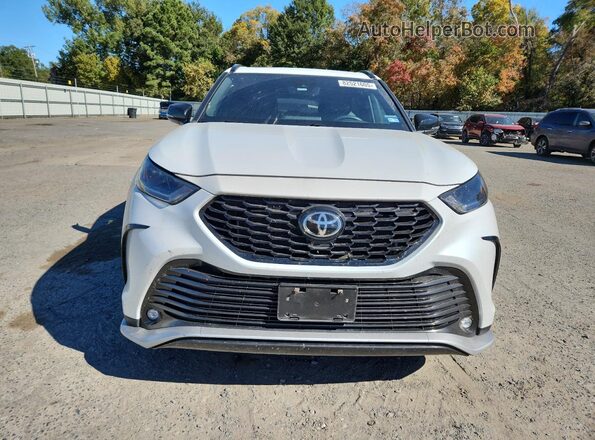 5TDLZRAH9NS131637 2022 TOYOTA HIGHLANDER White წინა ხედი