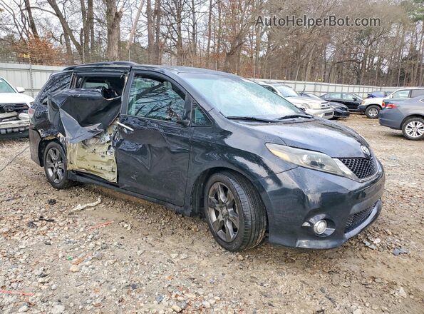 5TDXK3DC3GS715618 2016 TOYOTA SIENNA Black Առջևի աջ