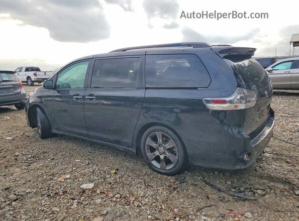 5TDXK3DC3GS715618 2016 TOYOTA SIENNA Black Հետևի ձախ
