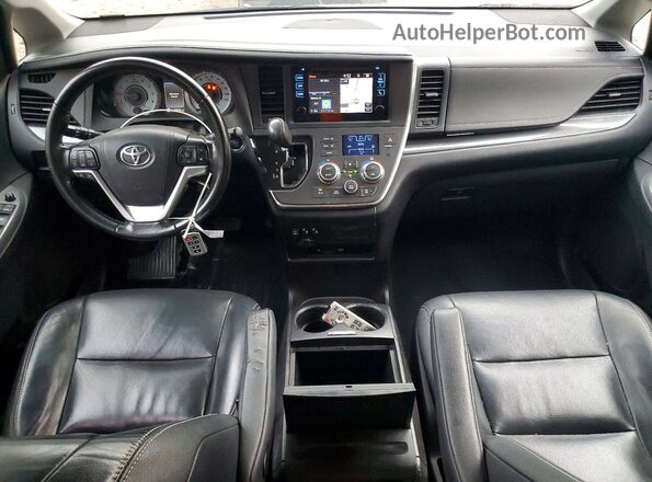 5TDXK3DC3GS715618 2016 TOYOTA SIENNA Black Առջևի վահանակի տեսք