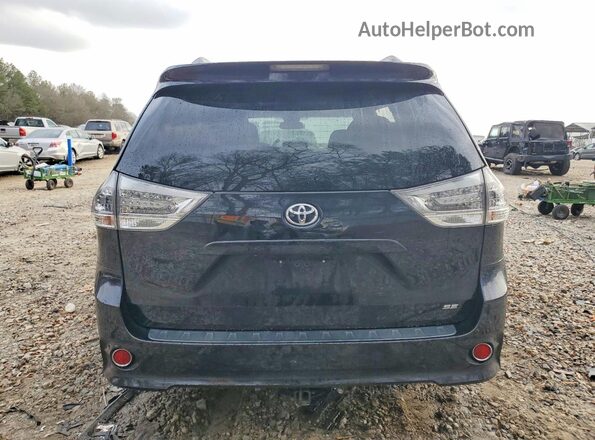 5TDXK3DC3GS715618 2016 TOYOTA SIENNA Black Հետևի տեսք