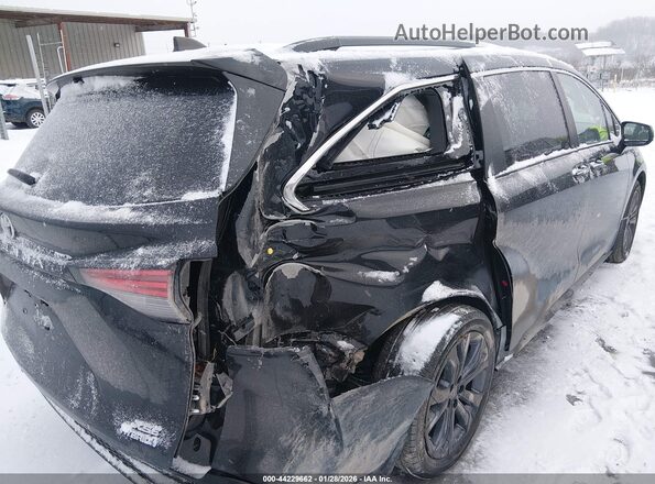 5TDXRKEC2NS075371 2022 TOYOTA SIENNA Black Trasero derecho