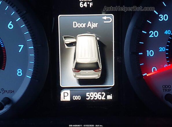 5TDXZ3DC3LS048216 2020 TOYOTA SIENNA Gray 