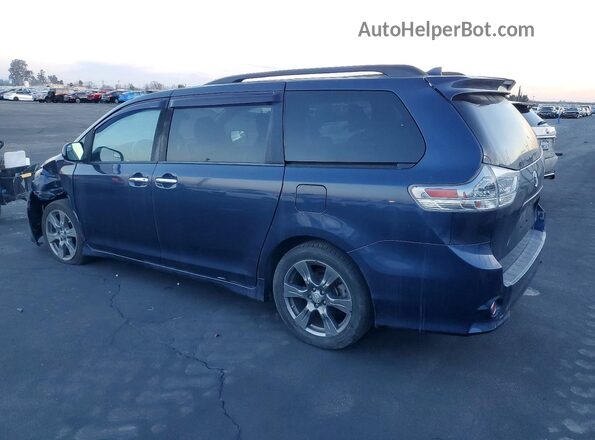 5TDXZ3DC7JS951305 2018 TOYOTA SIENNA Blue 
