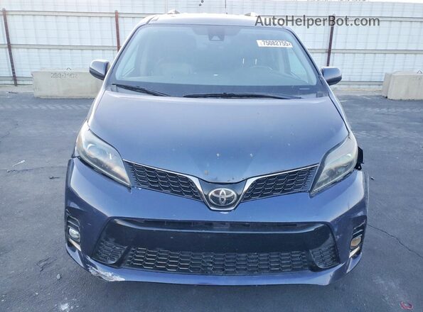 5TDXZ3DC7JS951305 2018 TOYOTA SIENNA Blue 