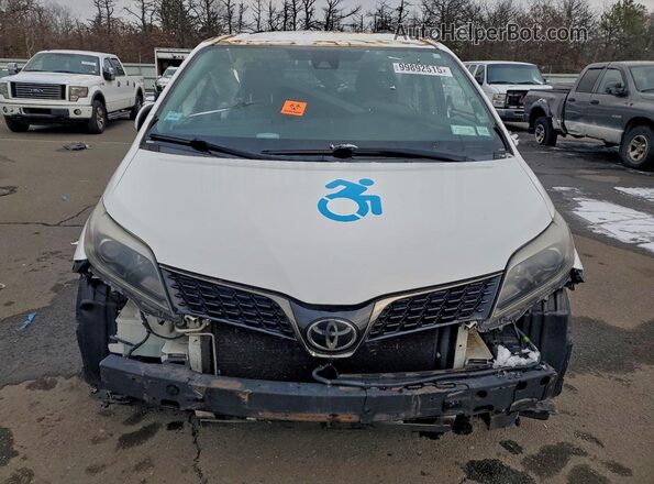 5TDXZ3DCXJS953016 2018 TOYOTA SIENNA White 