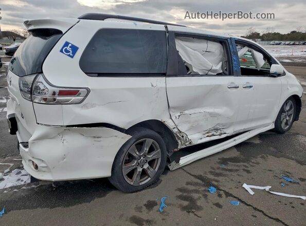5TDXZ3DCXJS953016 2018 TOYOTA SIENNA White 