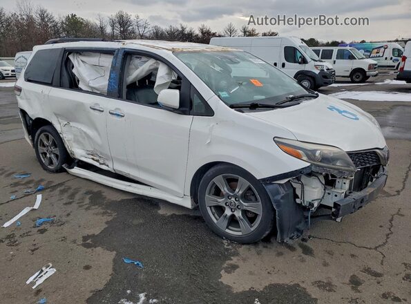 5TDXZ3DCXJS953016 2018 TOYOTA SIENNA White 