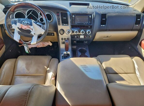 5TDYY5G1XGS066523 2016 TOYOTA SEQUOIA Белый Вид панели приборов