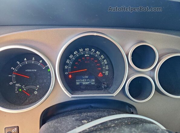 5TDYY5G1XGS066523 2016 TOYOTA SEQUOIA Белый Вид щитка приборов