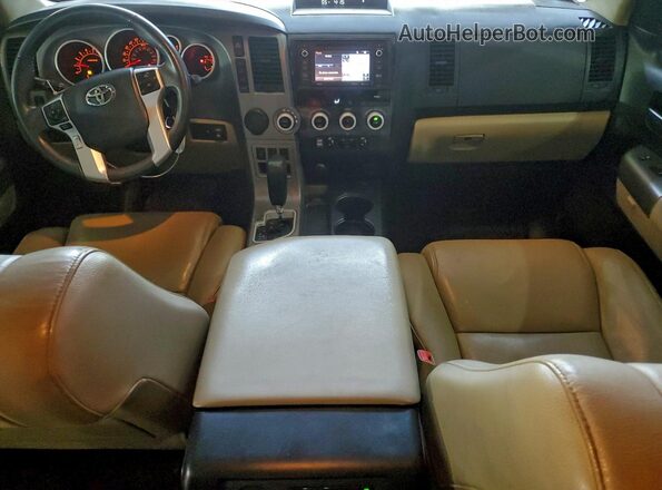 5TDZY5G19GS065478 2016 TOYOTA SEQUOIA Белый Вид панели приборов