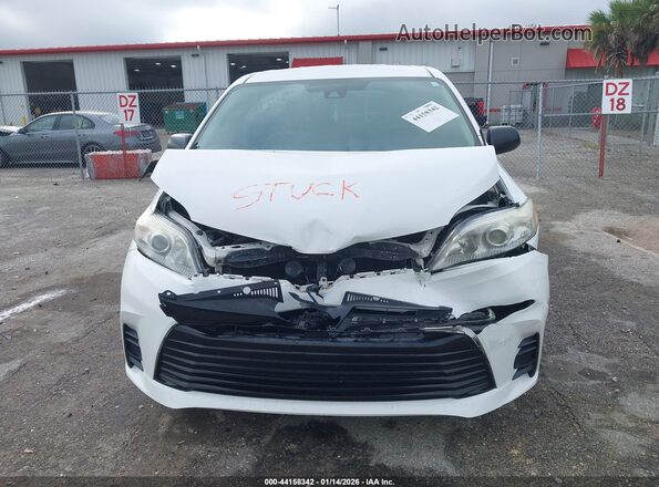5TDZZ3DC3JS913756 2018 TOYOTA SIENNA White 
