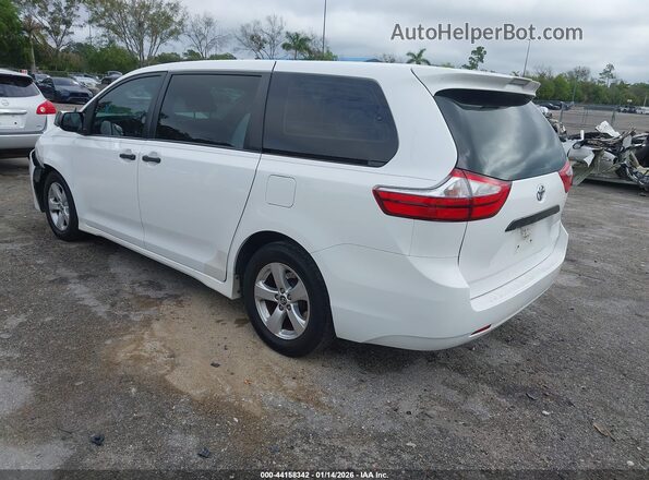 5TDZZ3DC3JS913756 2018 TOYOTA SIENNA White 