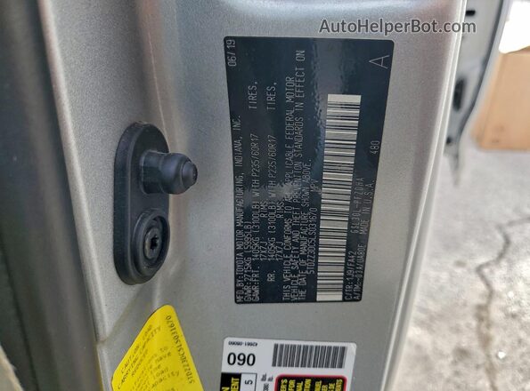 5TDZZ3DC5LS031670 2020 TOYOTA SIENNA Silver 