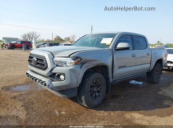 5TFAX5GN8MX190822 2021 TOYOTA TACOMA Gray Առջևի ձախ երեք քառորդ տեսարան