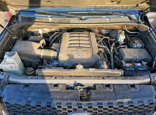 5TFAY5F11LX888375 2020 TOYOTA TUNDRA Gray უკანა სალონის ხედი