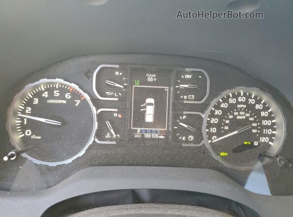 5TFAY5F11LX888375 2020 TOYOTA TUNDRA Gray ხელსაწყოთა პანელის ხედი