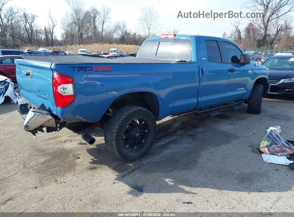 5TFCY5F18KX025225 2019 TOYOTA TUNDRA Blue უკანა სავარძლების ხედი
