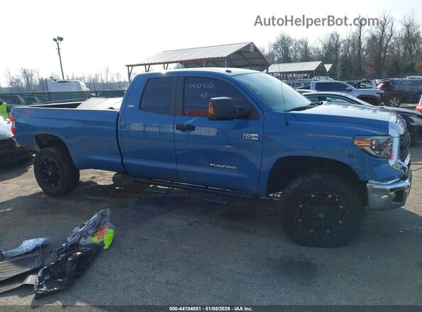 5TFCY5F18KX025225 2019 TOYOTA TUNDRA Blue 
