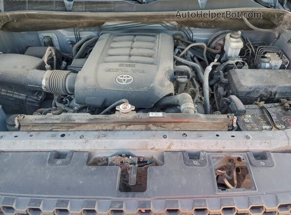 5TFDY5F12LX946524 2020 TOYOTA TUNDRA Gray უკანა სალონის ხედი