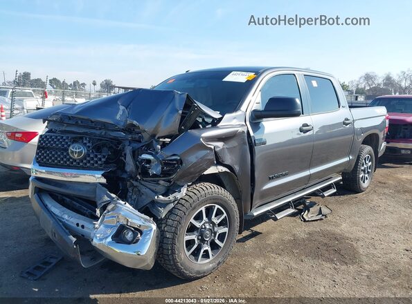 5TFDY5F13KX842994 2019 TOYOTA TUNDRA Серый Передняя левая четверть