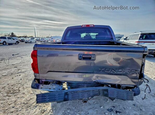 5TFEM5F15GX103987 2016 TOYOTA TUNDRA Gray Вид ззаду