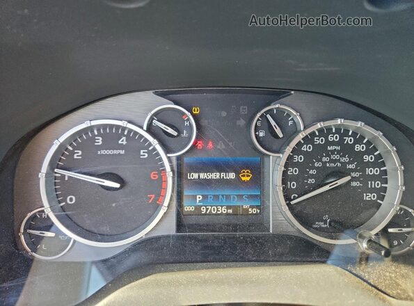 5TFEM5F15GX103987 2016 TOYOTA TUNDRA Gray Вид щитка приладів