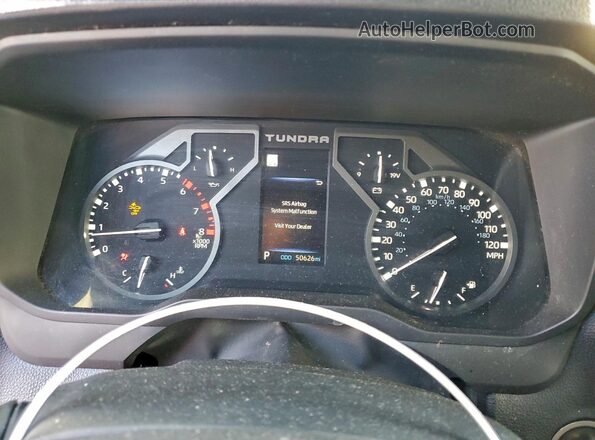 5TFKB5DB2PX114773 2023 TOYOTA TUNDRA White Widok zestawu wskaźników
