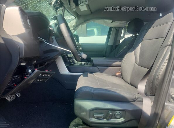 5TFLA5DB3PX065073 2023 TOYOTA TUNDRA Gray Front interior view