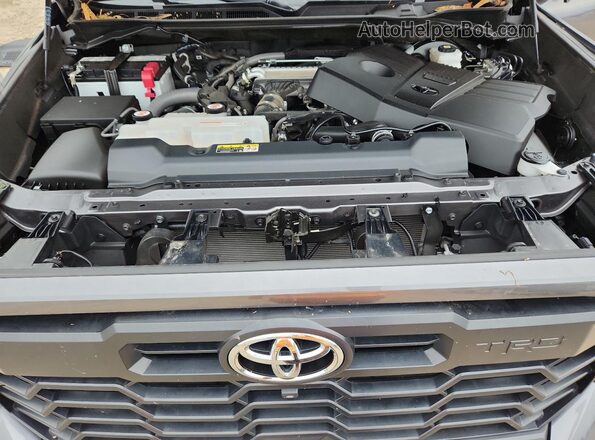 5TFLA5DB3PX065073 2023 TOYOTA TUNDRA Gray Rear interior view