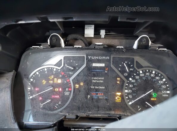 5TFLA5DB4PX102583 2023 TOYOTA TUNDRA Silver Vista de los asientos traseros