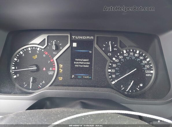5TFLA5DB9SX267005 2025 TOYOTA TUNDRA Gray Вид задніх сидінь
